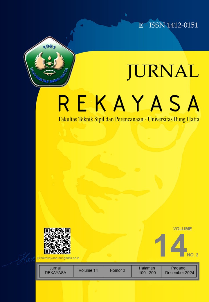					View Vol. 14 No. 2 (2024): Jurnal REKAYASA (In Progress)
				